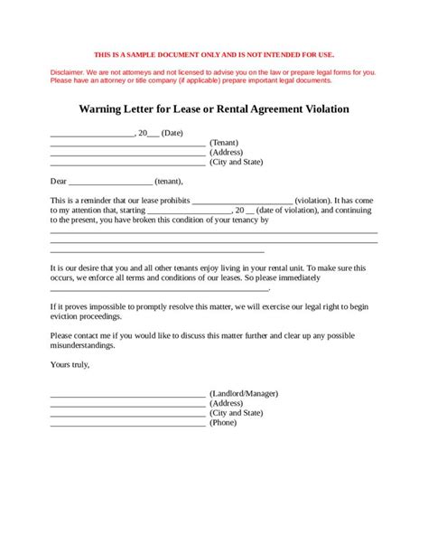 lease termination letter sample template   landlord tenant