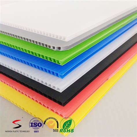 colorful plastic board mm pp flute board corrugated pp sheet china pp sheet  hollow pp sheet