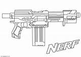 Nerf Blaster Gun sketch template