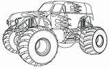 Monster Grave Digger Truck Drawing Jam Coloring Pages Color Kids Getdrawings sketch template