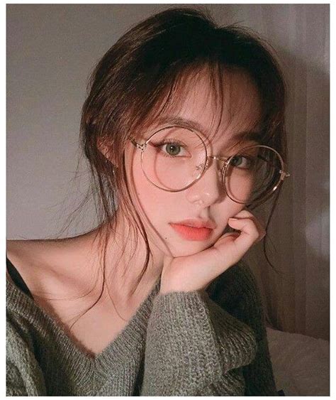 Ulzzang Girl With Glasses Cute Korean Girl Cute Girl With