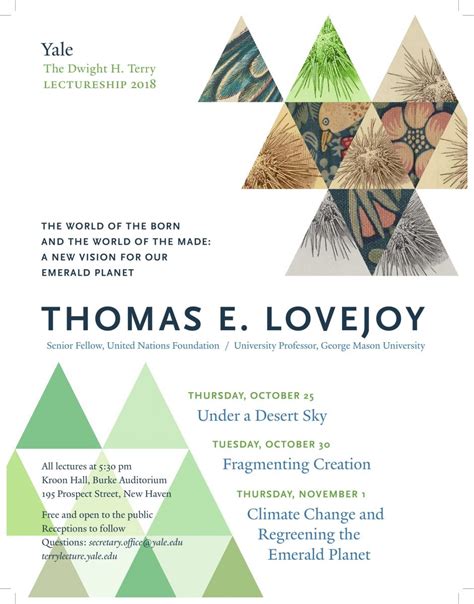 Thomas E Lovejoy Senior Fellow United Nations Foundation And