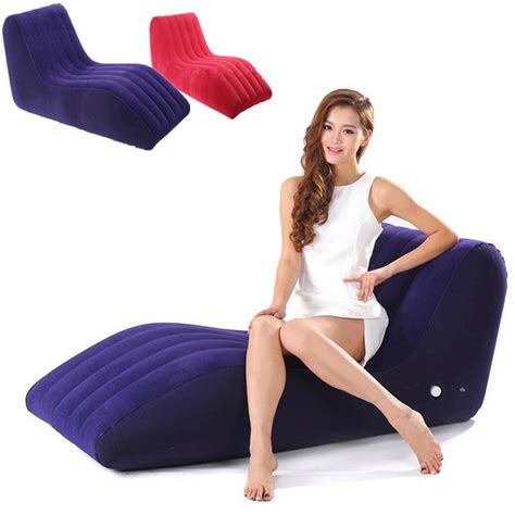 2017 Rushed S Shaped Inflatable Air Sofa Sex Chair Adult