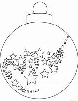 Coloring Christmas Ornament Pages Ornaments Decoration Ball Line Drawing Printable Color Colouring Template Print Sheets Kids Paper Dot sketch template