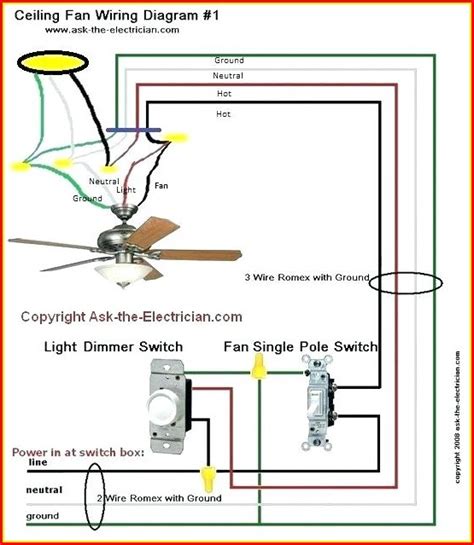 wire ceiling fan switch wiring diagram diagrams resume examples