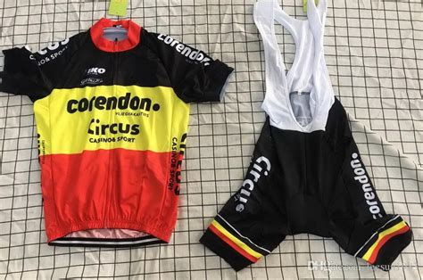 corendon circus team  champion short sleeve cycling jersey summer cycling wear ropa