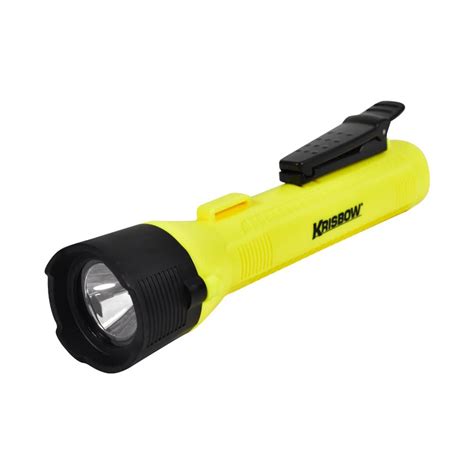 jual krisbow senter explosion proof  clip  lm kuning terbaru