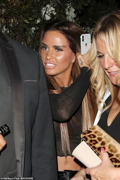 katie price appears worse for wear following chris eubank jr s 30th birthday at swanky london