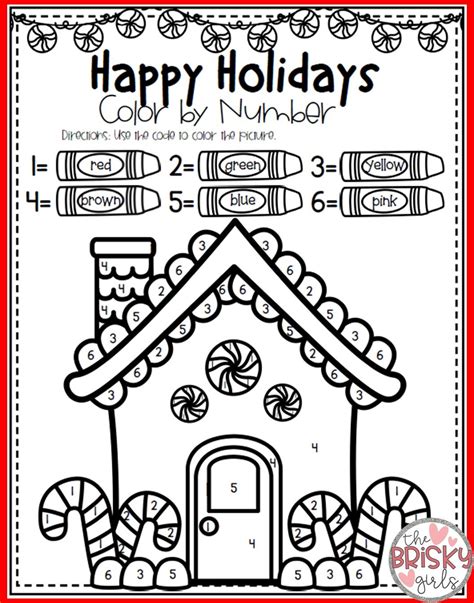 grade christmas coloring pages