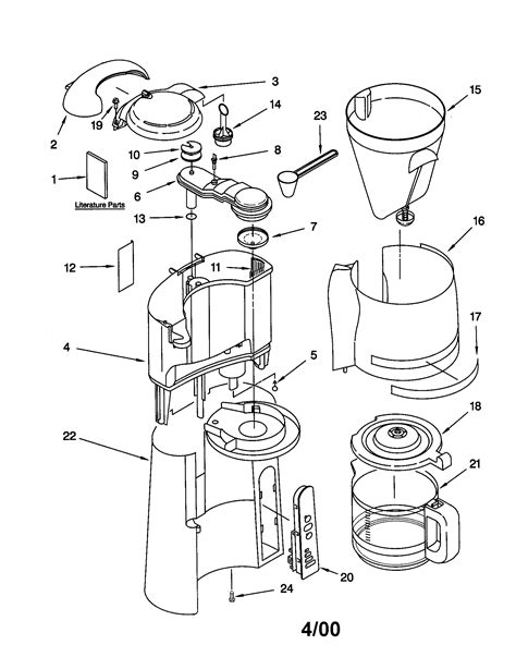 schematic bunn coffee maker parts diagram espresso machine schematic coffee maker machine