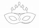 Maschera Principessa Stampare Sagome Disegnidacolorare sketch template