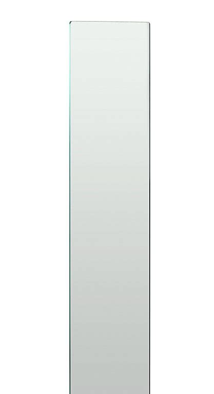 Immix Clear Toughened Glass Balustrade Panel H 845mm W 80mm T 8mm