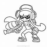 Coloring Splatoon Inkling Pages Girl Gun Xcolorings 1000px 108k Resolution Info Type  Size Jpeg sketch template