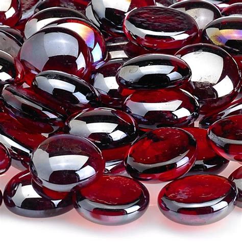 Sangria Red Premium Fire Glass Beads 10 Lbs Glass Fire