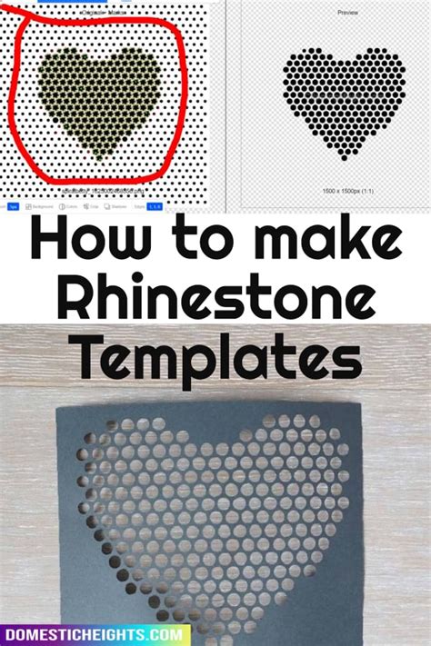 rhinestone template