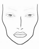 Face Template Chart Makeup Charts Blank Mac Facechart Make Do Printable Sketch Coloring Description Choose Board Gesicht sketch template