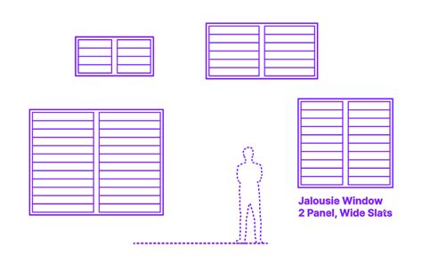 jalousie pivot windows dimensions drawings dimensionscom