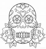 Caveira Mexicana Caveiras Alguns Confira Incríveis sketch template