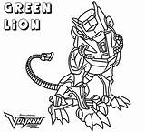 Voltron Coloring Pages Lion Green Kids Bestcoloringpagesforkids Draw Printable Color sketch template