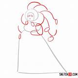 Steven Universe Quartz Draw Rose Step Sketchok sketch template