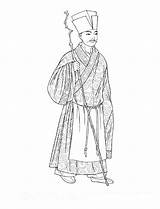 Dynasty Tang Hanfu Dynasties Chinawhisper Bordered Spb sketch template