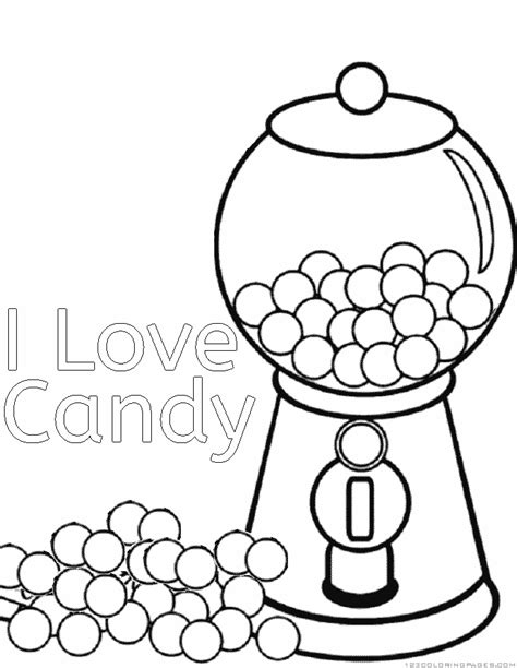sweets coloring pages coloring home