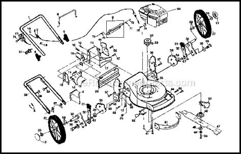 ariens lawn mower parts diagram