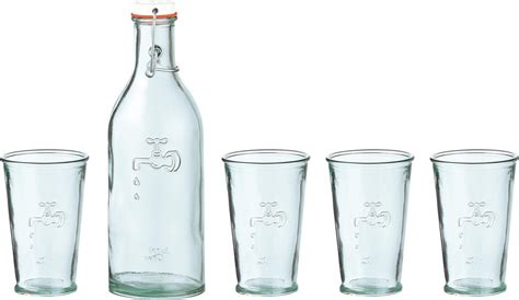 jamie oliver waterfles en  glazen recycled glas bolcom