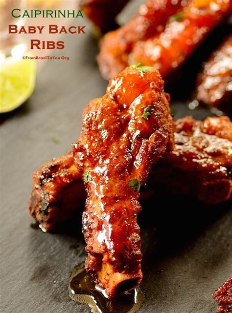 Tender Ribs Are Marinated In The Traditional Brazilian Cocktail The