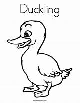 Duckling Coloring Ugly Lektira Twisty sketch template