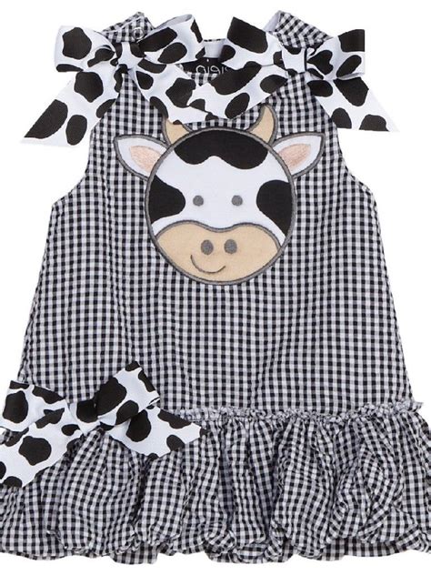 dress  love   dress applique ideas cows monograms