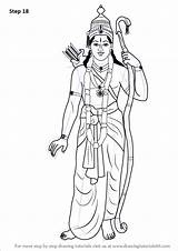 Rama Draw Hindu Sita Ganesha Drawingtutorials101 Improvements Necessary Hinduism sketch template