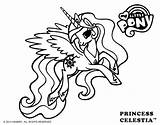 Pony Celestia Little Princess Coloring Pages Colorear Para Princesses Dibujos Dibujo Pintar Imagenes Colouring Printable Coloringcrew Princesa Unicorn Print Girls sketch template