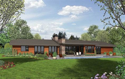 plan  stunning contemporary ranch home plan modern ranch style homes contemporary