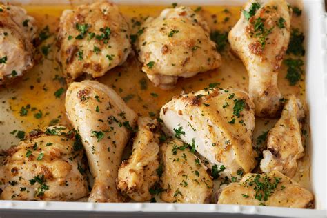 juicy oven roasted chicken pieces  forking life