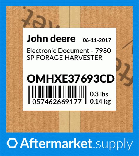 omhxecd electronic document  sp forage harvester omhxecd fits john deere