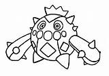 Cacnea Tuska Coloriages Malvorlagen Blissey Pokémon Bonjourlesenfants sketch template