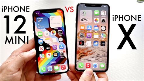Iphone 12 Mini Vs Iphone X In 2022 Comparison Review Youtube