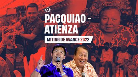 updates pacquiao atienza miting de avance  philippine elections pinoyfeeds