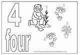 Number Coloring Pages Numbers Color Printable Kids sketch template