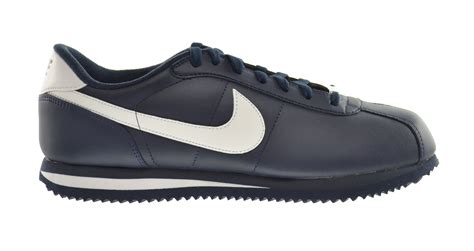 nike cortez basic leather 06 men s shoes obsidian white 316418 402