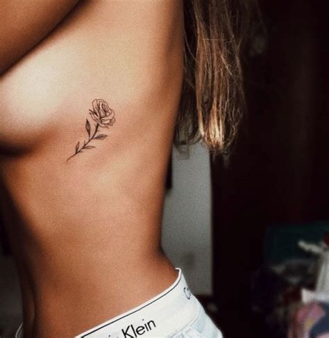 50 simple tiny small rose tattoo ideas for women