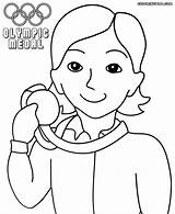 Coloring Olympic Medal Comments Coloringhome sketch template