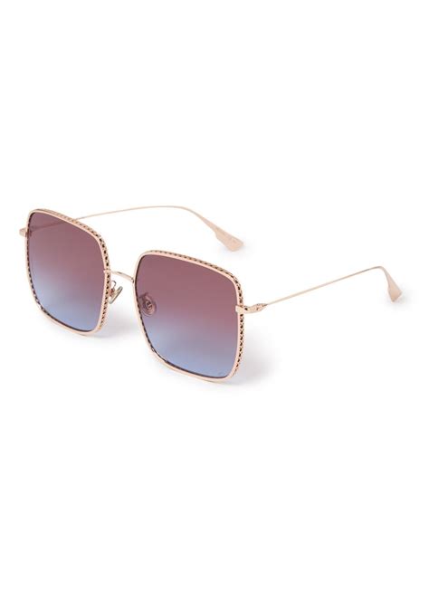 dior zonnebril diorbydiorf rosegoud de bijenkorf pilot sunglasses fashion moda fashion