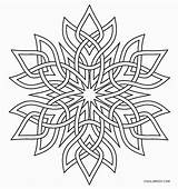 Snowflake Printable Schneeflocke Snowflakes Ausmalbilder Cool2bkids Malvorlage Dendrite sketch template