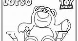 Lotso Coloring Story Toy sketch template