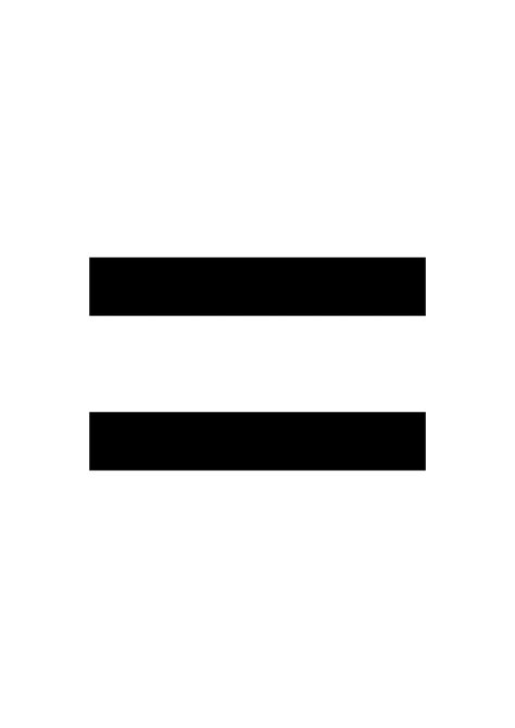 equal sign logo