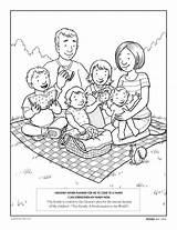 Coloring Obey Children Family Comments Lds sketch template