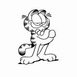 Garfield Coloring Pages Kids Easy Print Printable Justcolor sketch template