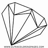 Ausmalbilder Diamante Diamant sketch template